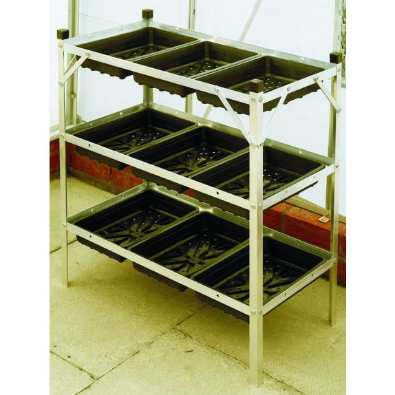 Elite 3 Tier Seed Tray Frame Greenhouse Stores