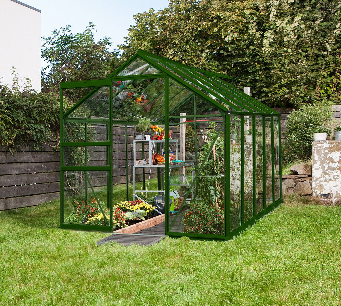 Vitavia Apollo Green 6x6 Greenhouse Polycarbonate