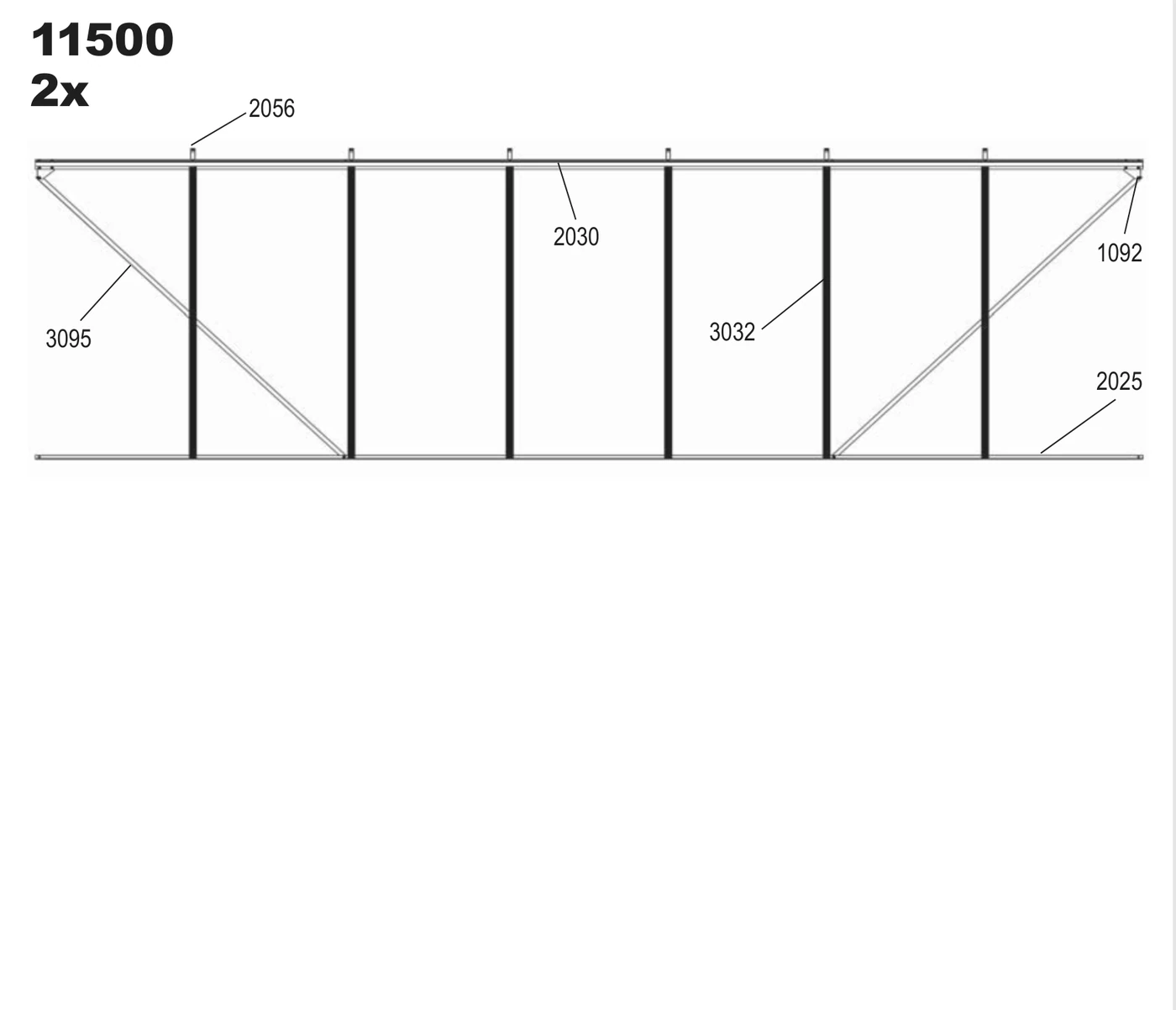 Step 1B drawing, 11500