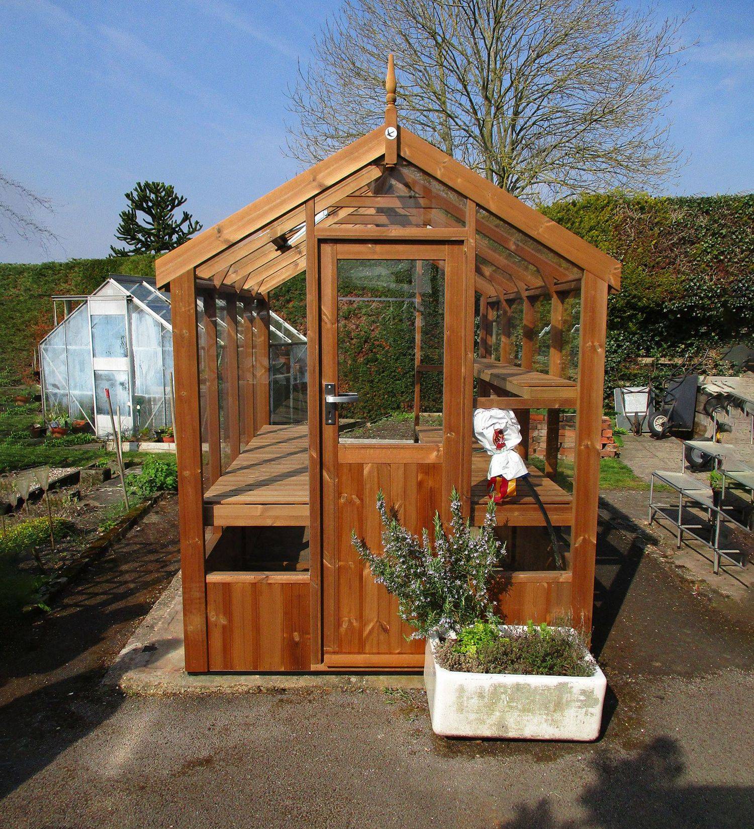 Swallow Robin 5x8 Wooden Greenhouse Greenhouse Stores