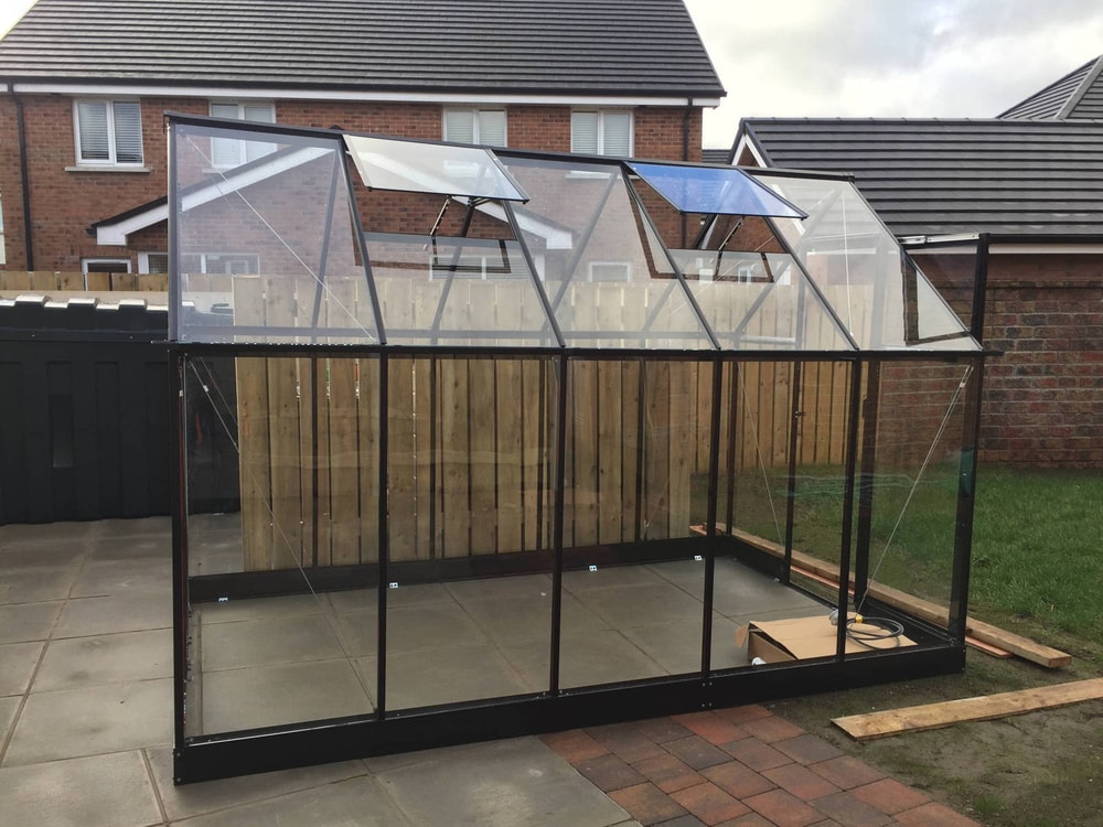 6x10 Halls Qube Greenhouse Free UK Delivery