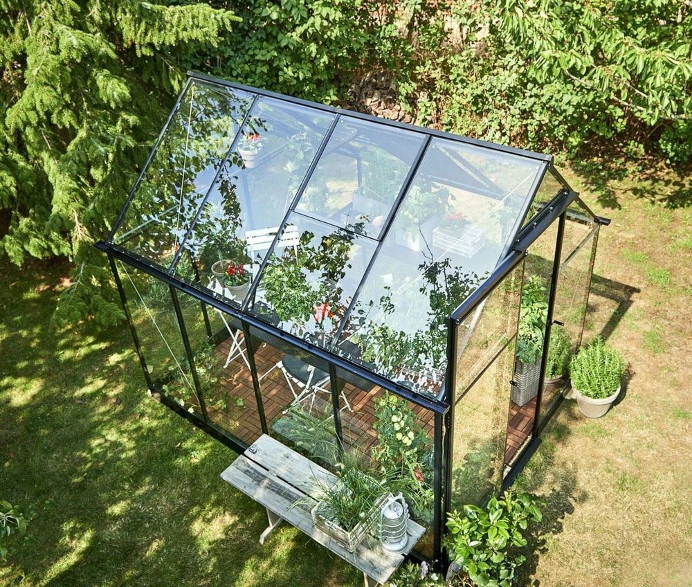 8x6 Halls Qube Greenhouse Free UK Delivery