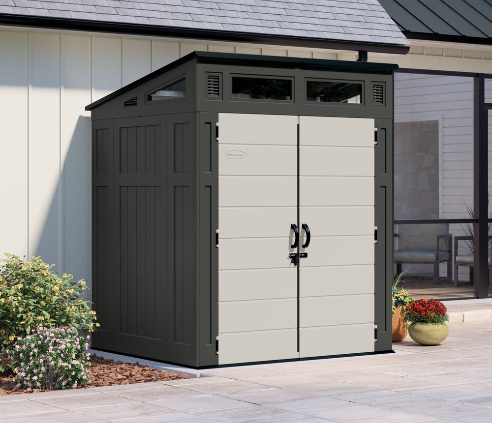 Suncast Modernist 6x5 Pent Roof Plastic Shed Free Delivery