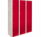 Bulldog 3 x 4 Door Storage Locker in Red