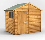 Power 6x8 Overlap Apex Wooden Shed