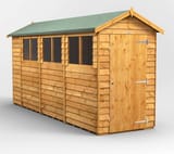 Power 14x4 Overlap Apex Wooden Shed