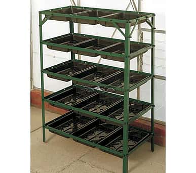 Elite Green 5 Tier Seed Tray Frame