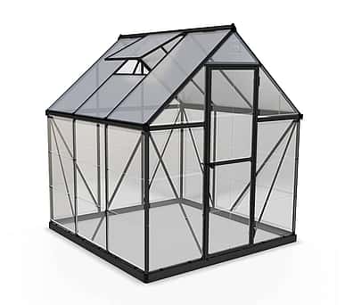 Palram Canopia Hybrid 6x6 Grey Polycarbonate Greenhouse