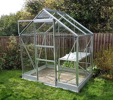 Vitavia 6x4 Apollo 2500 Greenhouse - Horticultural Glass