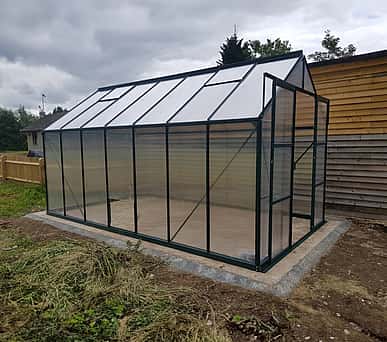 Vitavia 8x14 Green Phoenix 11500 Greenhouse - Polycarbonate Glazing