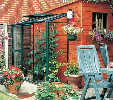 Elite Easygrow 2x6 Lean to Greenhouse - Horticultural Glazing