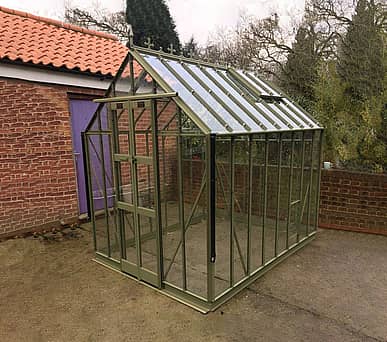 Elite Thyme 6x8 Greenhouse - Toughened Glazing
