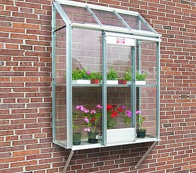 Elite Window Garden Greenhouse - 3mm Toughened Glazing