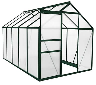 6x10 Green Grow Master Polycarbonate Greenhouse 