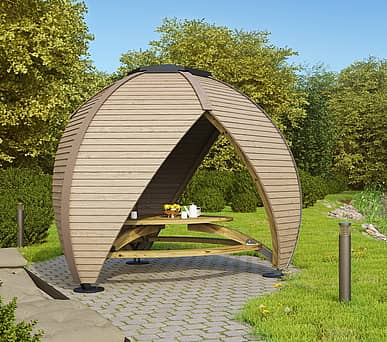 Lichfield Shield Leisure Wooden Garden Shelter