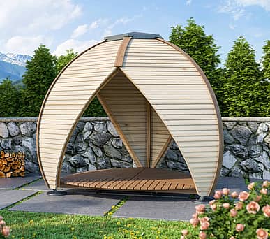 Lichfield Shield Wooden Garden Shelter