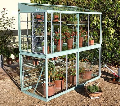 3x6 Lichfield Mini Greenhouse Toughened Glass