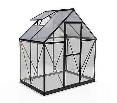 Palram Canopia Hybrid 6x4 Grey Polycarbonate Greenhouse