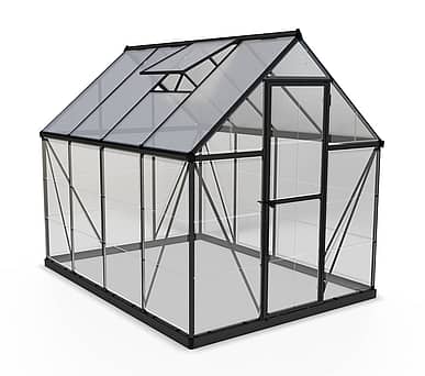 Palram Canopia Hybrid 6x8 Grey Polycarbonate Greenhouse