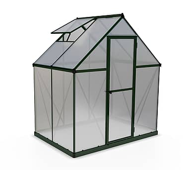 Palram Canopia Mythos 6x4 Green Polycarbonate Greenhouse
