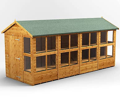 Power 6x16 Apex Potting Shed 