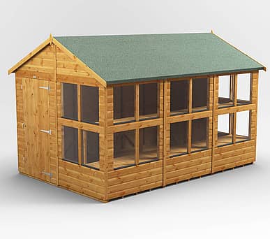 Power 8x12 Apex Potting Shed 