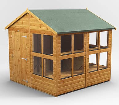 Power 8x8 Apex Potting Shed 