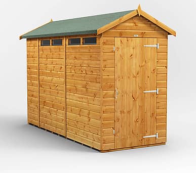 Power 4x10 Apex Security Shed