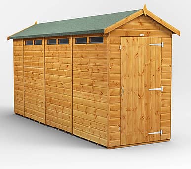 Power 4x14 Apex Security Shed