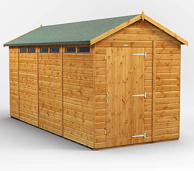 Power 6x14 Apex Security Shed 