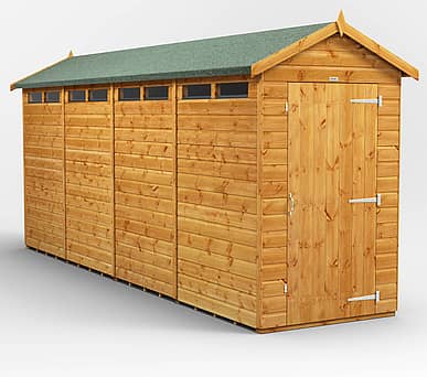 Power 4x16 Apex Security Shed