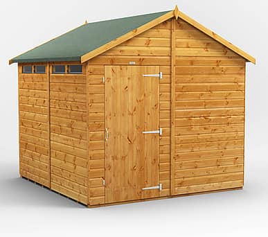 Power 8x8 Apex Security Shed