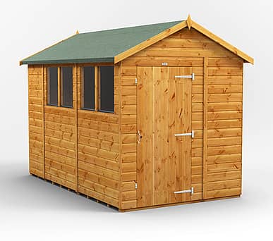 Power 6x10 Apex Wooden Shed