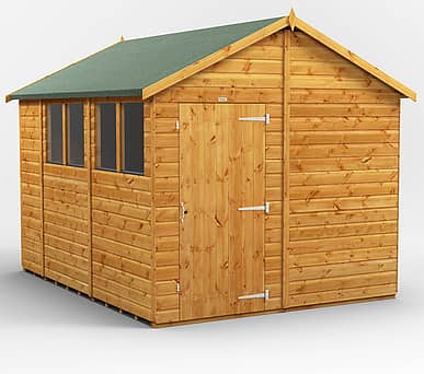 Power 8x10 Apex Wooden Shed