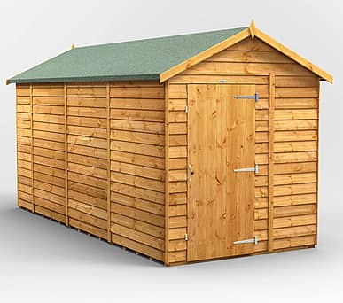 Power 6x14 Windowless Overlap Apex Wooden Shed