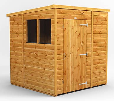 Power 6x6 Pent Wooden Shed