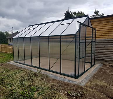 Vitavia 8x12 Green Phoenix 9900 Greenhouse - Polycarbonate Glazing