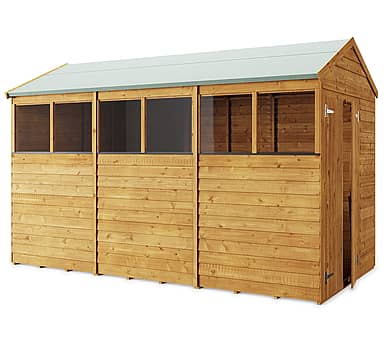 12x6 Apex Overlap Wooden Shed