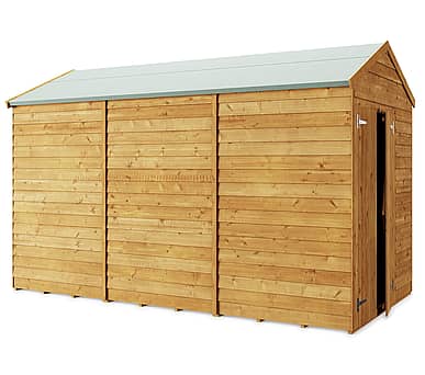 12x6 Windowless Apex Overlap Wooden Shed