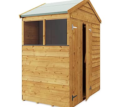 4x6 Apex Overlap Wooden Shed