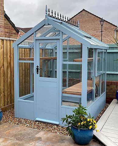 Swallow Robin 5x6 Wooden Greenhouse