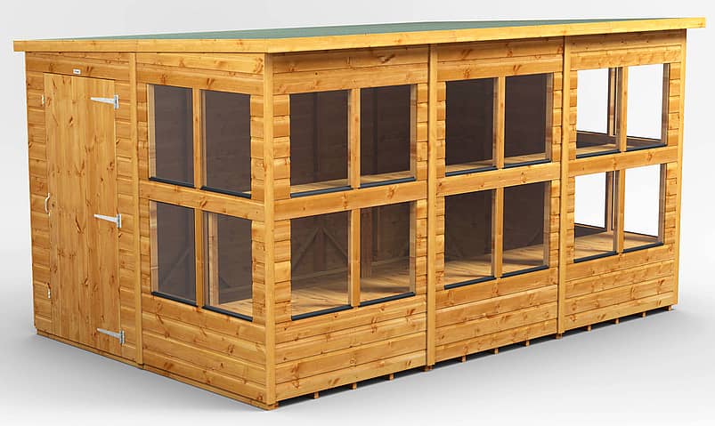 Power 8x12 Pent Potting Shed 