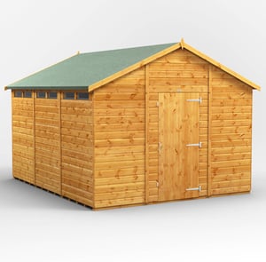 Power 12x10 Apex Security Shed