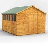 Power 12x10 Apex Wooden Shed
