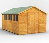 Power 14x10 Apex Wooden Shed