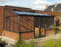 10x10 Janssens Arcadia Plus Mur Lean To Greenhouse