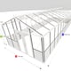 12x29 Janssens Helios Retro Greenhouse White