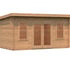Palmako Lisa 4.7x3.5m Log Cabin Brown Dip