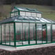 15x20 Janssens Kathedral Orangery Green Greenhouse