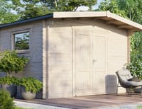 Power 10x14 Chalet Workshop Log Cabin